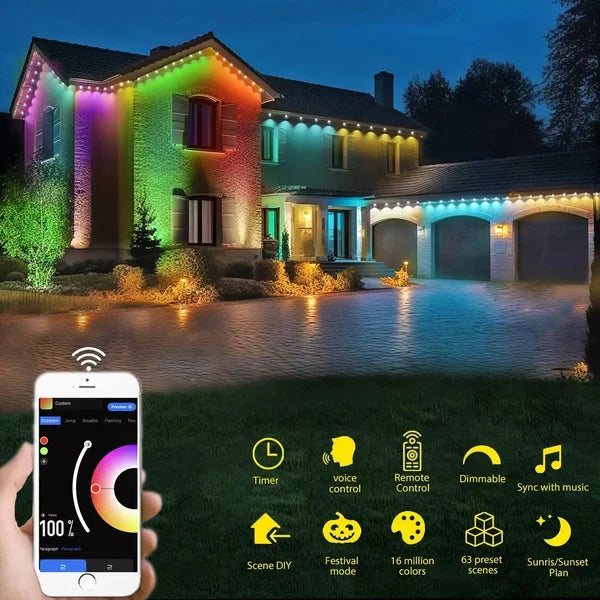 🔥Christmas Sale 49% OFF -- Permanent Outdoor Lights