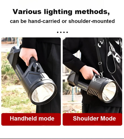 New German 1000000 lumens Waterproof Spot Lights Handheld Large searchlight