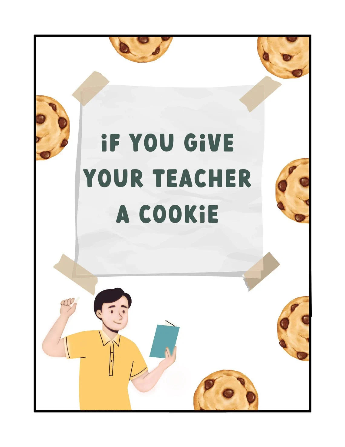 "IF YOU GIVE YOUR TEACHER A COOKIE"🍪📚 Gift Book