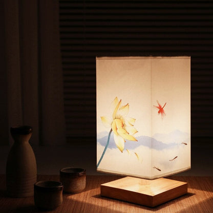 Japanese Scandinavian bedside lamp