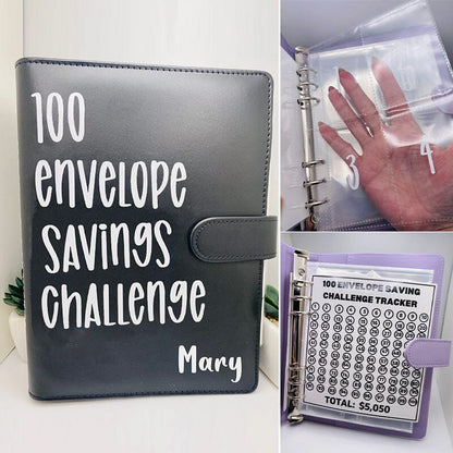 100 Envelope savings Challenge Binder