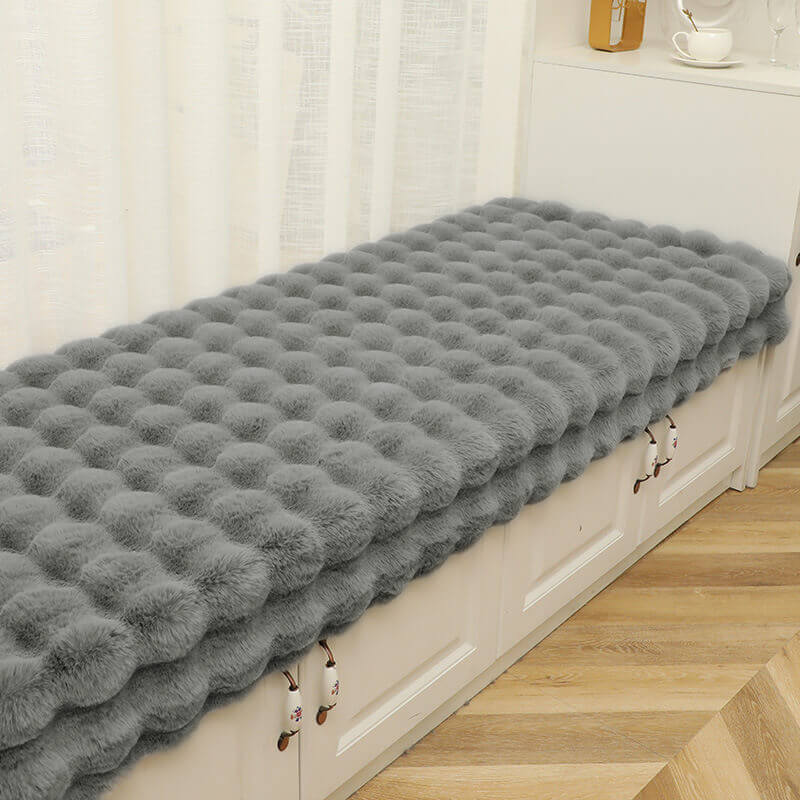 Cosy Plush Solid Colour Non-slip Couch Cover